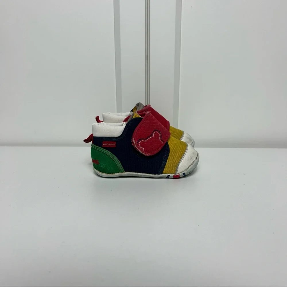 Miki house first shoes red blue yellow